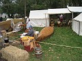 The Feast of the Hunters Moon is held in West lafayette Indiana every fall. While it has grown over the years they have tried to maintain the authenticity of the period. Trappers, pipers, bagpipes and drummers!